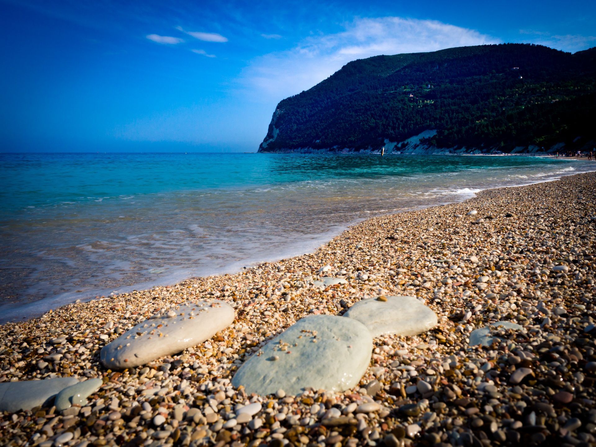 beach with stones