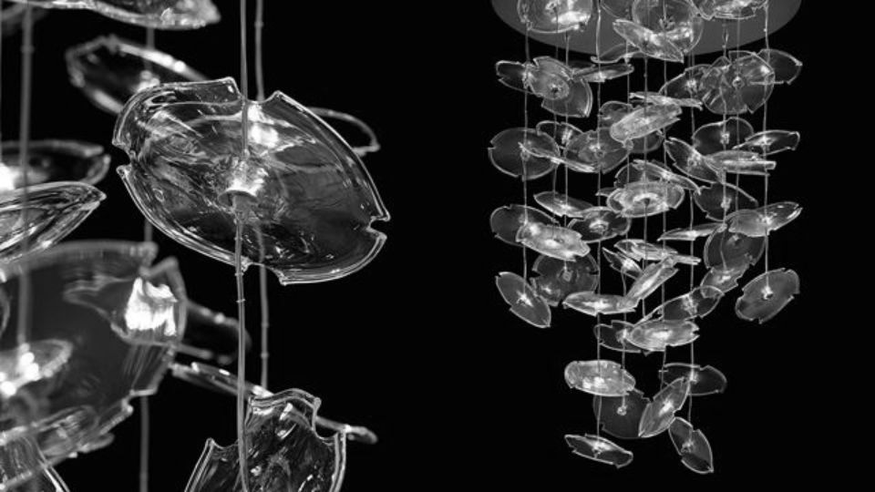 Lampada in vetro