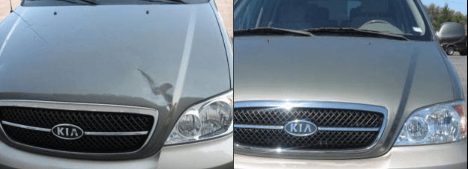 Front view of two silver Kia cars parked side by side, showing their grilles and headlights.