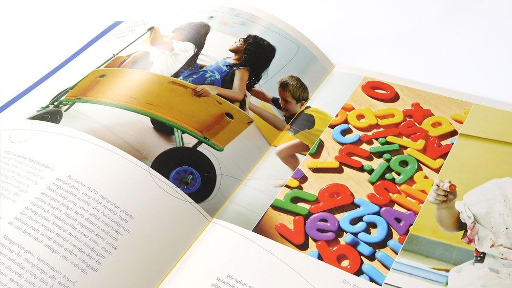schmidt ideas, Jakarta, creative brand consultant,  Deutsche Schule Jakarta,  CI and marketing collateral