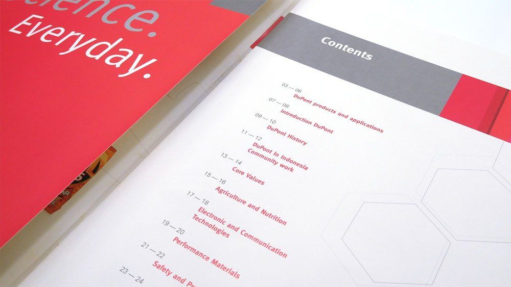 schmidt ideas, Jakarta, creative brand consultant,  Dupont Indonesia,  marketing collateral
