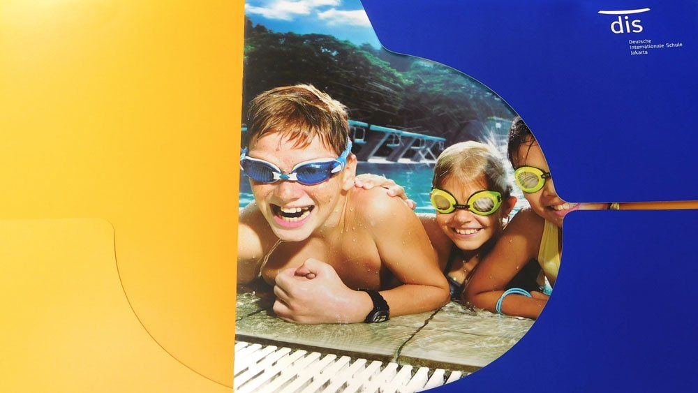 schmidt ideas, Jakarta, creative brand consultant,  Deutsche Schule Jakarta,  CI and marketing collateral