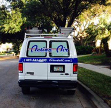 Action Air Of Florida Truck Back View