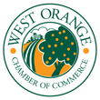 West Orange Chamber of Commerce logo with green tree, oranges, and circular text