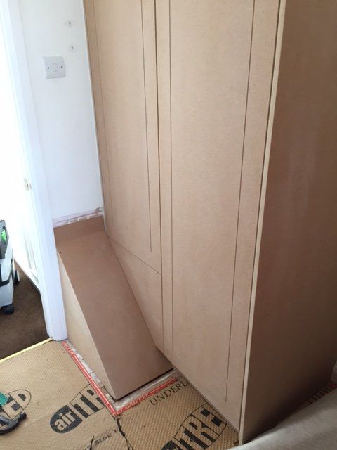 wooden cupboard