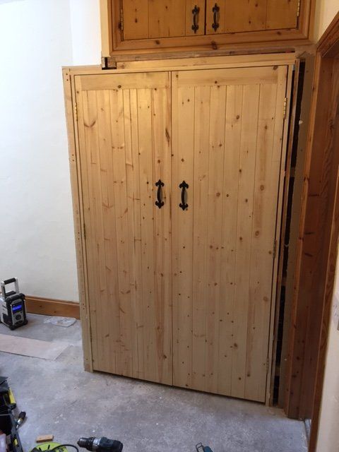 plywood cupboard