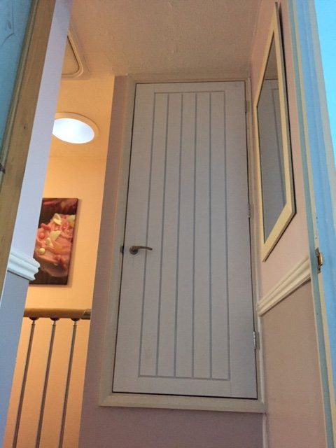 white door