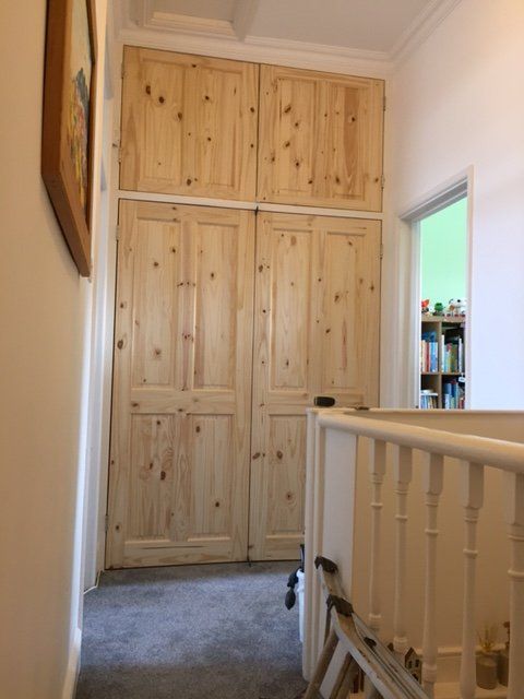 wooden cabinets