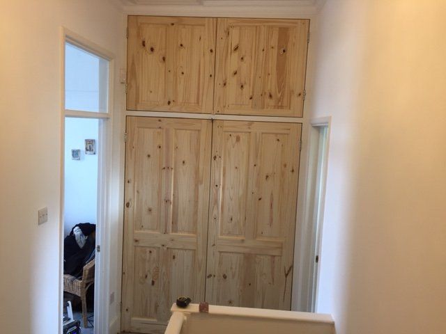 wooden cupboard