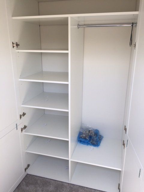 newly installed racks