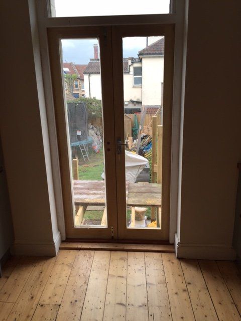 glass door