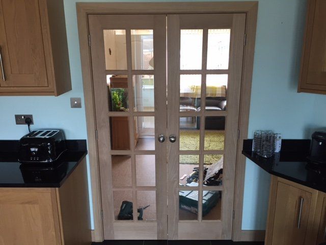glass door