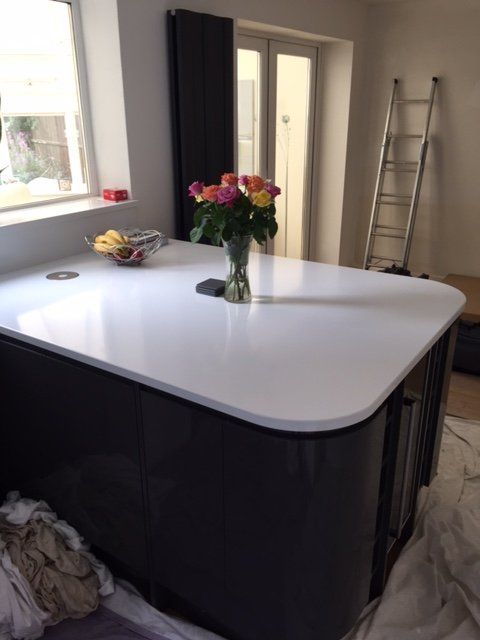 table with flowers
