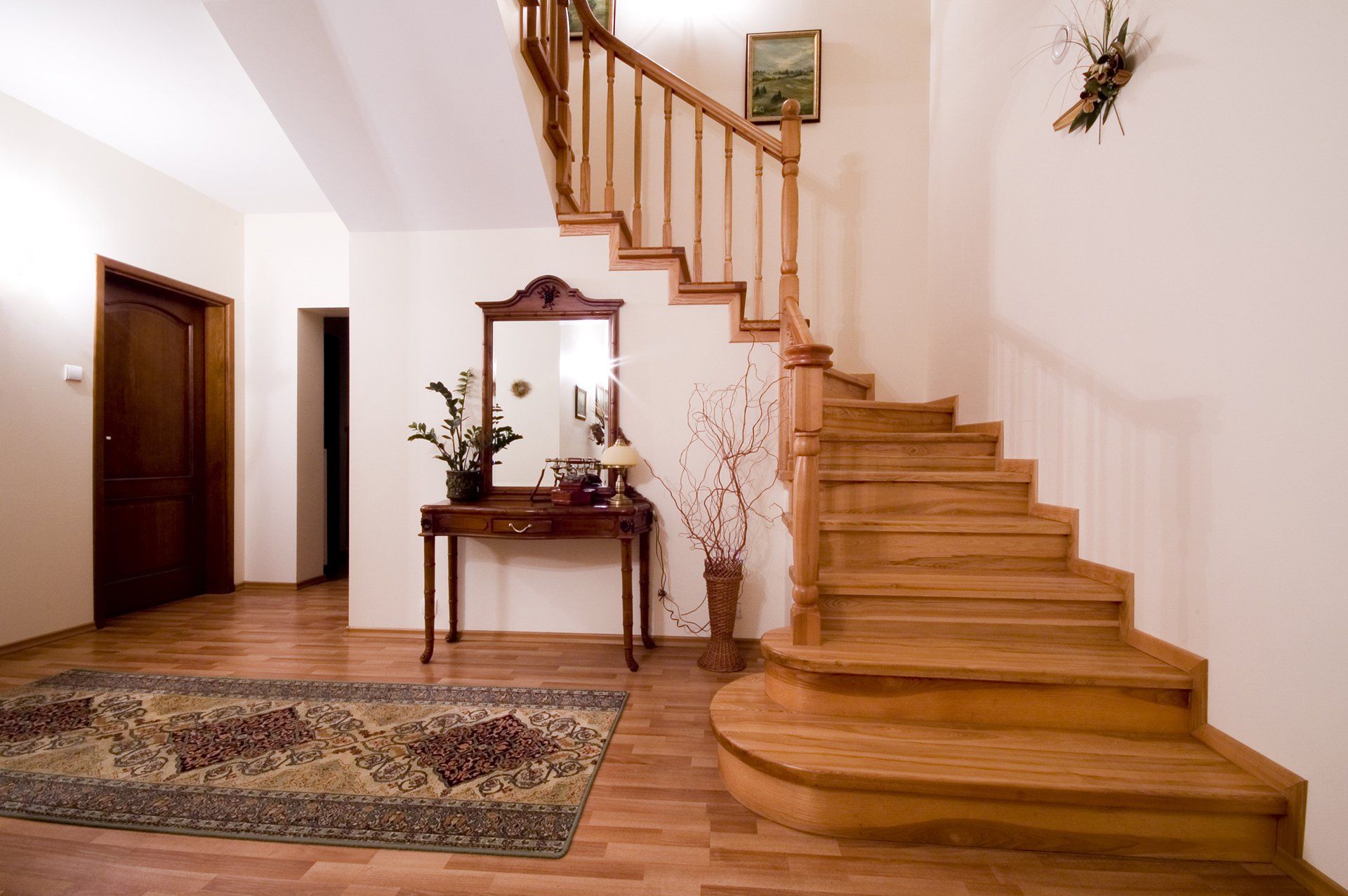 wooden staircase