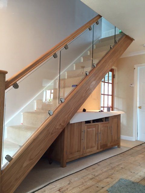 steps with railing