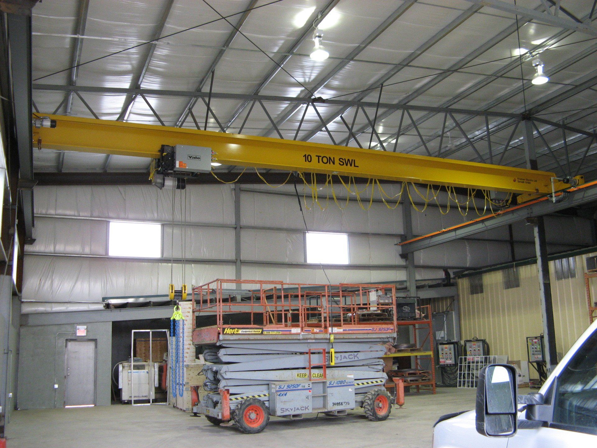 Top Run Single Girder Cranes Nisku