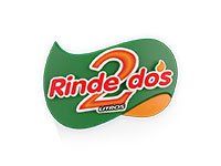 Logotipo de Rinde dos Citrus en una etiqueta verde redondeada. Incluye un número 2 naranja con texto.