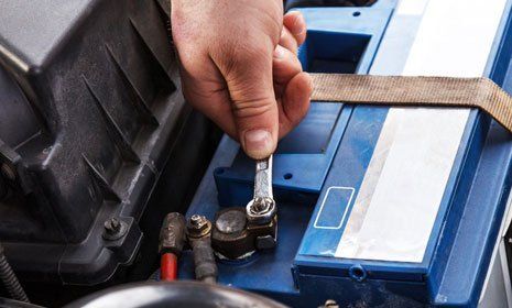 Vehicle battery fittings