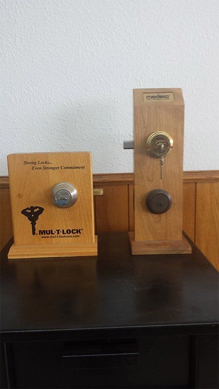 Locksmith — Two Example Of Door Handles And Locks in Plano, TX