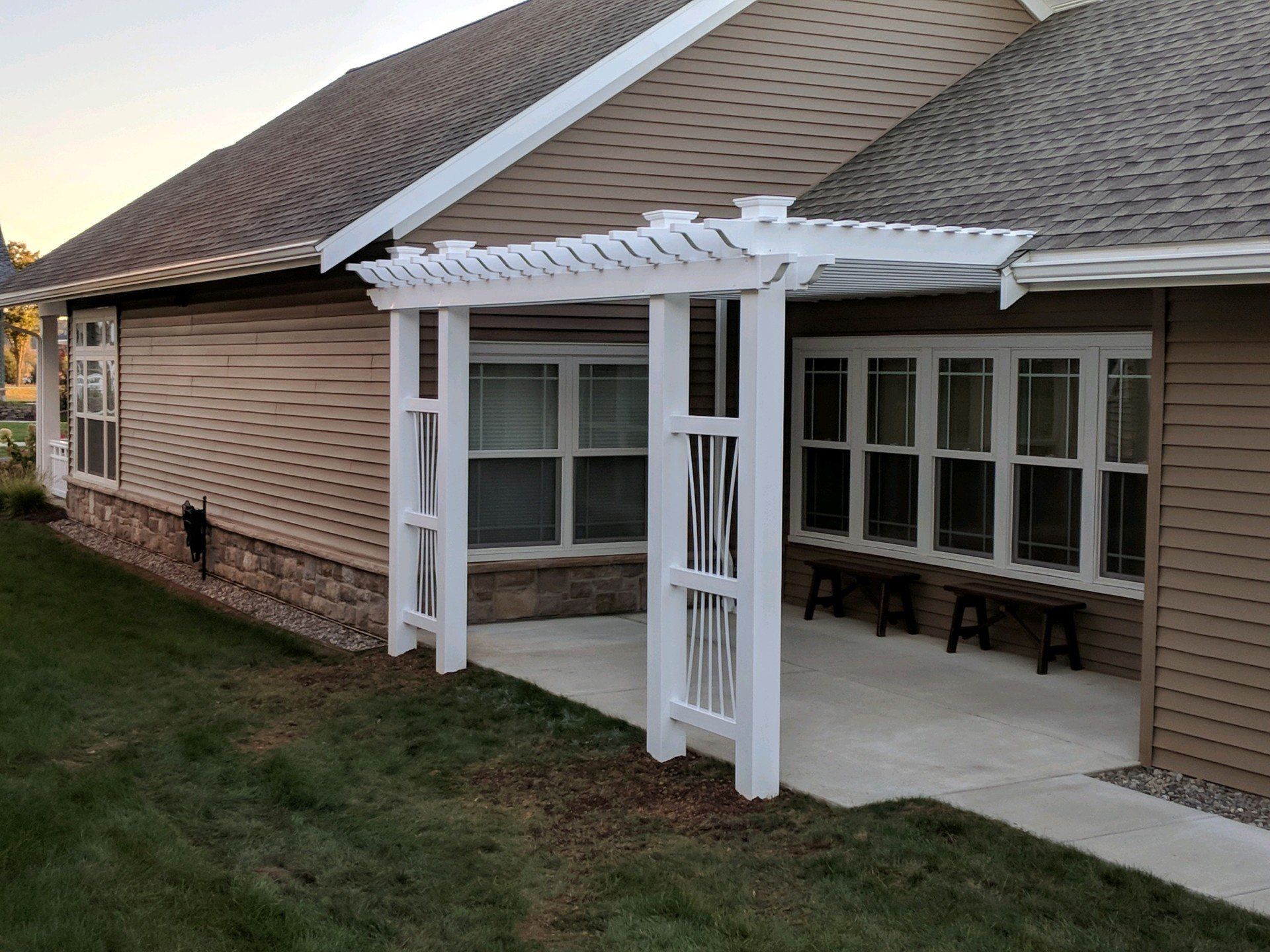 Custom pergolas from Millcreek Fence in Lancaster, Pa