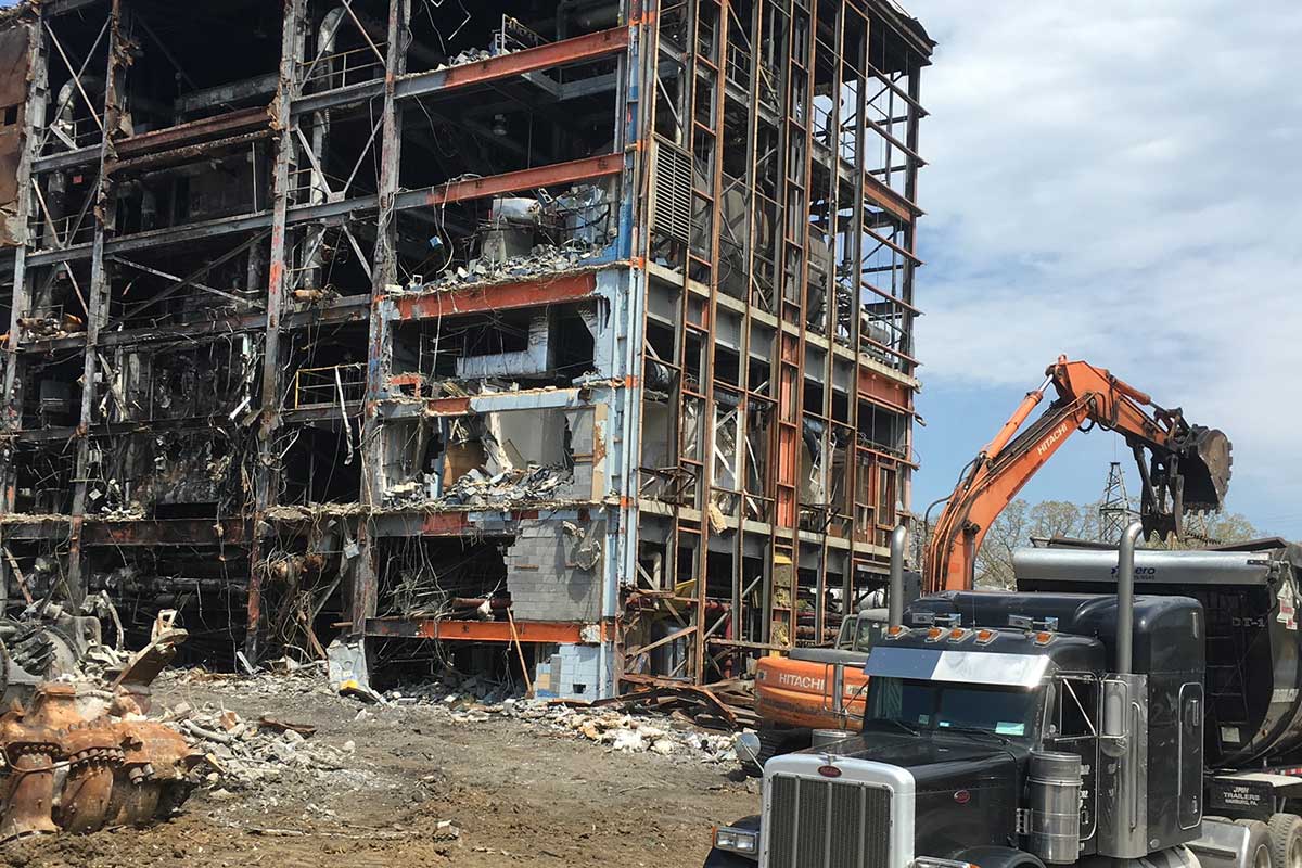Government demolition services in Virginia.