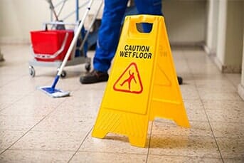 Warning Sign — Janitorial Service in Atlanta, GA Warning Sign — Janitorial Service in Atlanta, GA