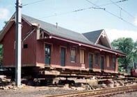 Train Station — Structural Relocation in Hopewell Junction, New York Train Station — Structural Relocation in Hopewell Junction, New York