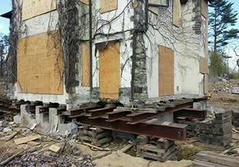 House Being Moved — Structural Relocation in Hopewell Junction, New York