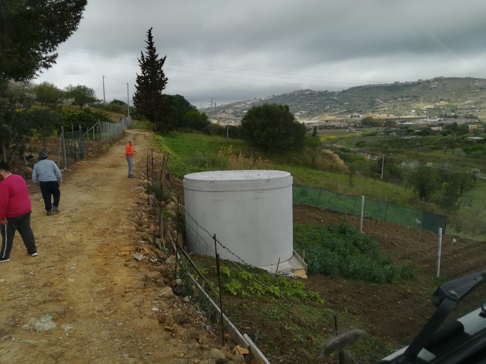 vasca in cemento