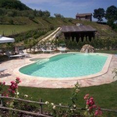 Facility with  a swimming pool