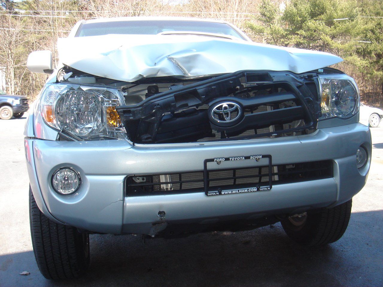 font end of Toyota