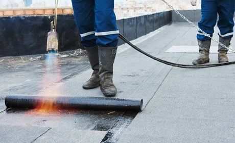 Flat roof installations