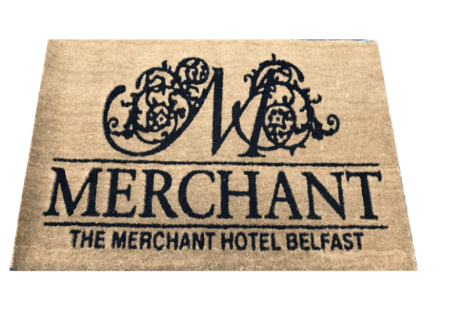 coir logo mats