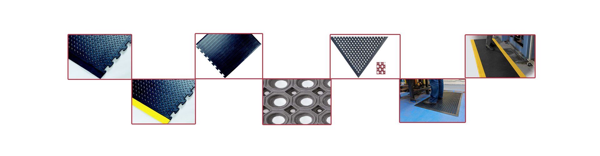 variety of mat styles