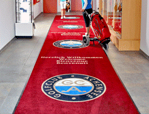 logo runner mats