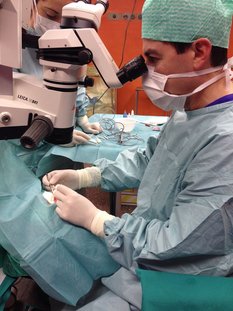 controllo laser per occhi