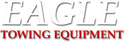 The logo for eagle towing equipment is shown on a white background.