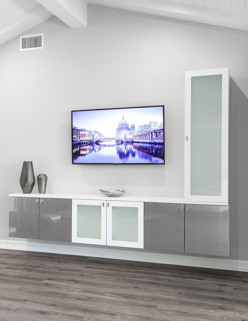 Custom Entertainment Center Installation
