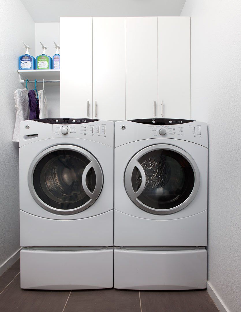 Custom Laundry Room Upper Cabinets