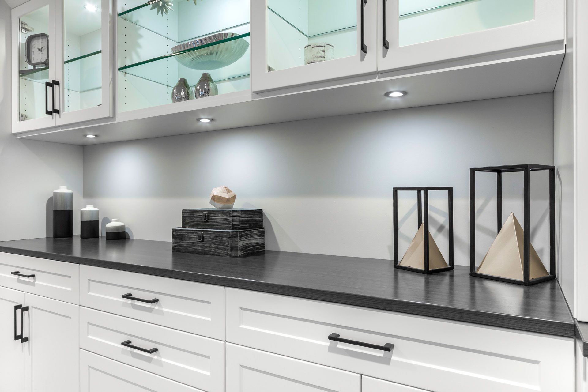 Custom Living Room Wall Storage System