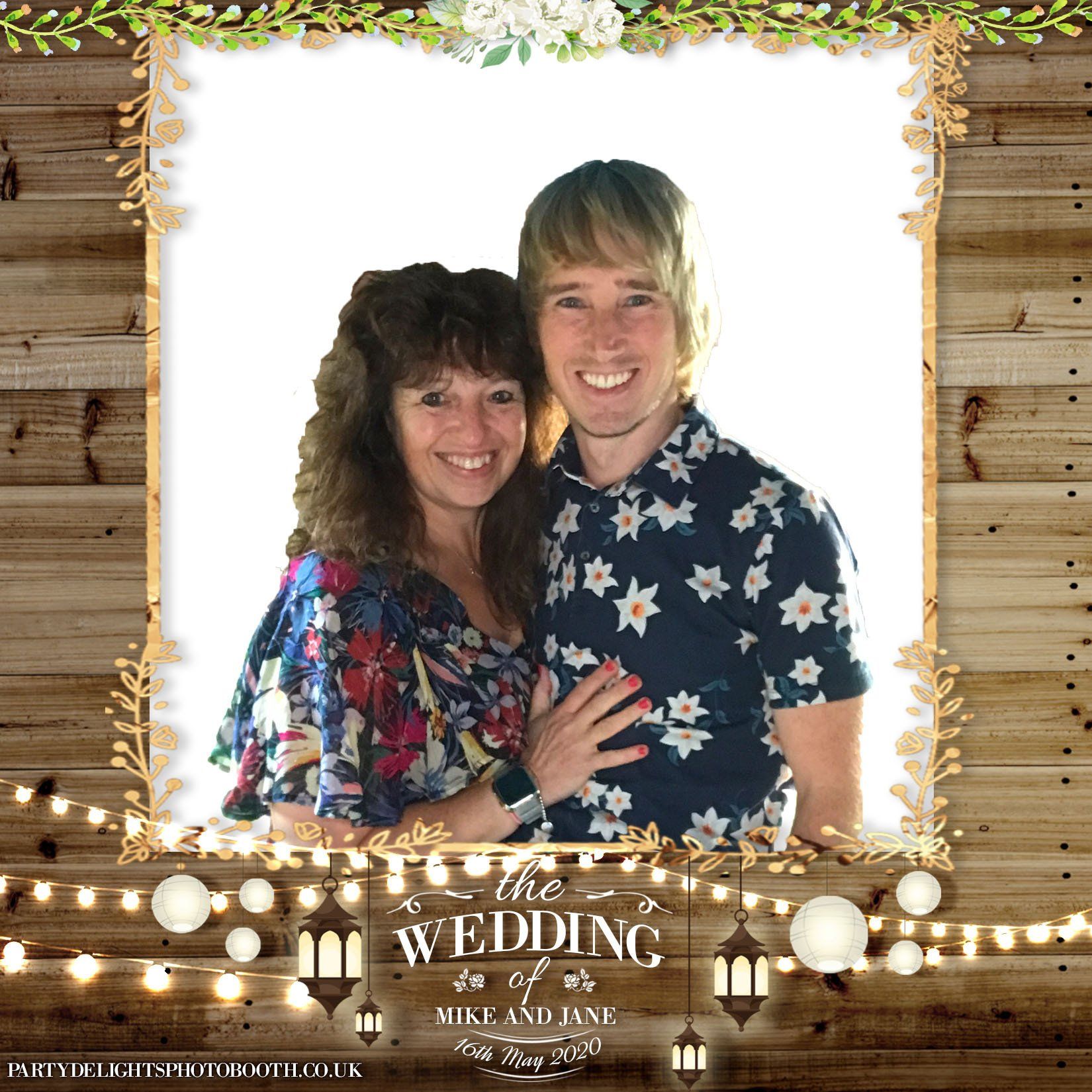 Wedding Virtual Photo Booth Template