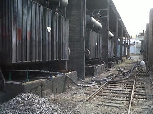 Transformador objeto do tratamento de desalogenação e despolarização pela Sea Marconi