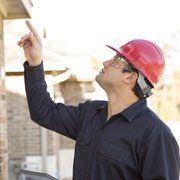 A home inspectors evaluated a residential home for mold.
