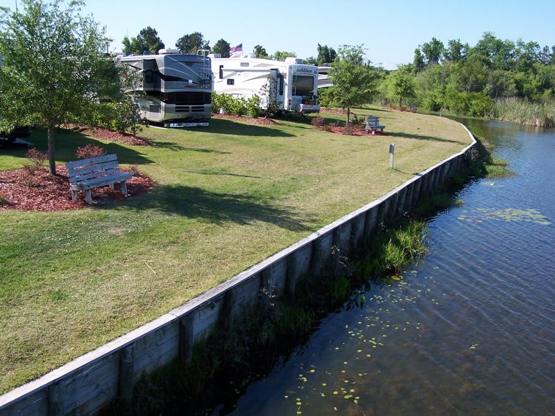 rv sites next to lake