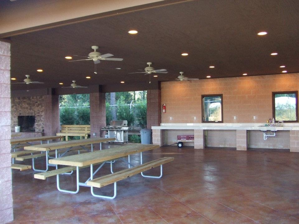 pavilion eating area