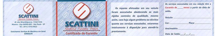 Oficina Certificada - Scattini Funilaria e Pintura Automotiva em SP