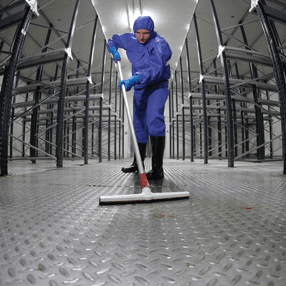 warehouse cleaning