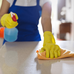 table cleaning