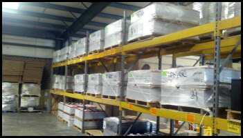Shelves on Warehouse ─ Kernersville, NC ─ Battery Tree