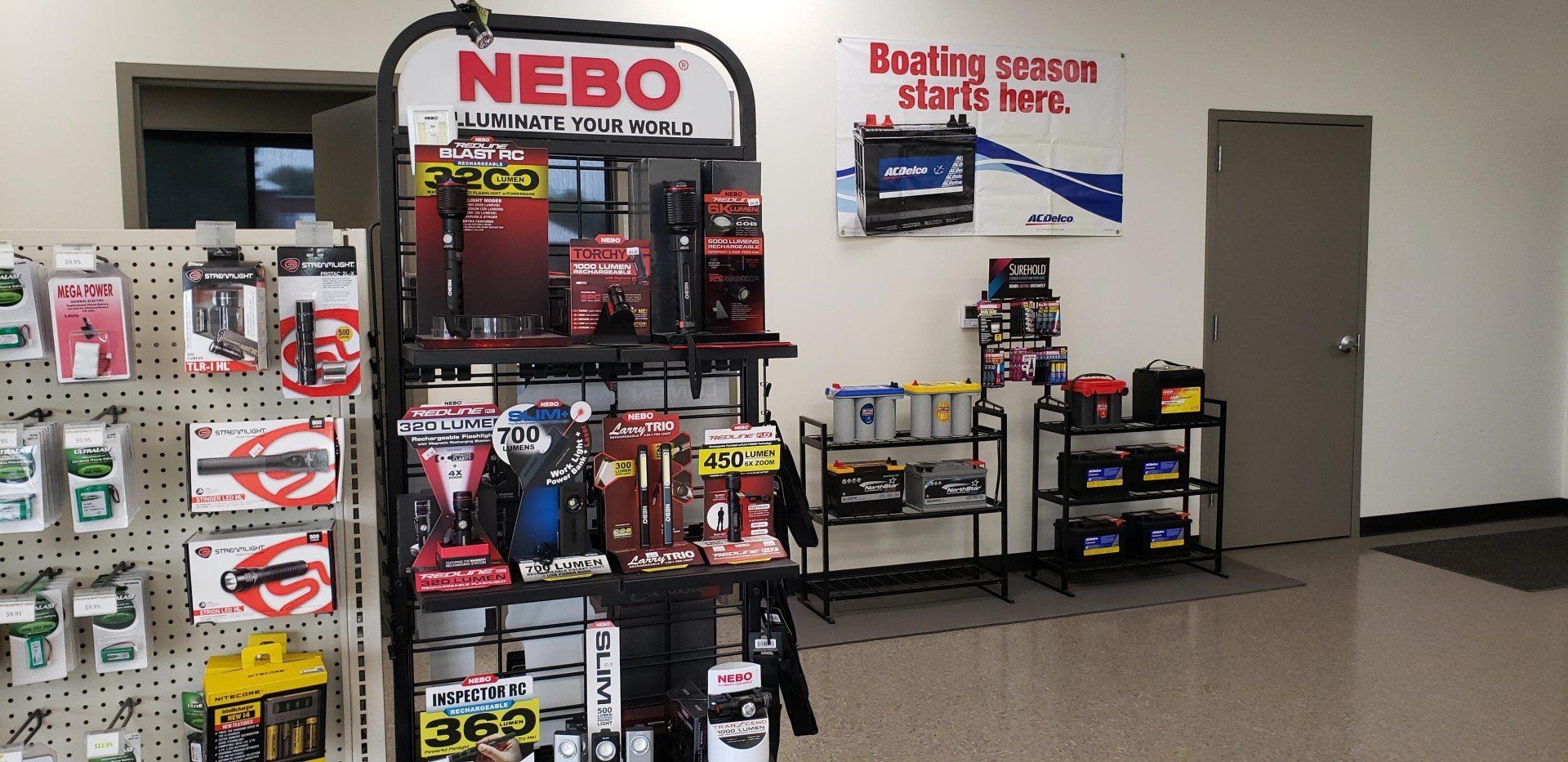Batteries Showroom ─ Kernersville, NC ─ Battery Tree